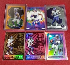 lot 13 image: (6) Vikings Rookie Cards - Some Nice Parallels & #d