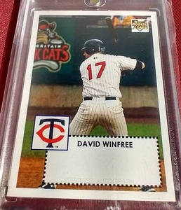 lot 62 image: David Winfree Blank Back (11) Rookie Card