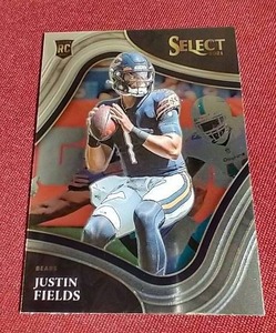 lot 63 image: 2021 Select Justin Fields Rookie Card - Field Level