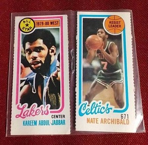 lot 76 image: 1980-81 Kareem Abdul-Jabbar  Nate Archibald