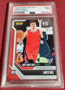 lot 100 image: 2020 Panini Instant LaMelo Ball Rookie Card - PSA 9