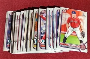 lot 103 image: (50) 2022 Bowman Prospect Cards