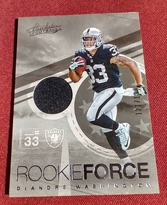 lot 113 image: DeAndre Washington Jersey Rookie Card - #d199