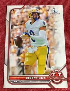lot 125 image: 2021-22 Bowman Kenny Pickett - 1st Bowman Card