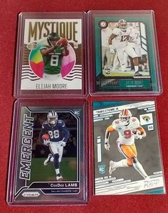 lot 147 image: (4) NFL Rookie Cards - Good Young Stars