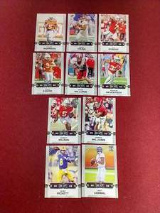 lot 151 image: Complete 10-Card 2022 Leaf Draft Set - Bryce Young, CJ Stroud, Etc