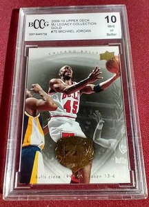 lot 156 image: 2009-10 Upper Deck Michael Jordan - BCCG 10