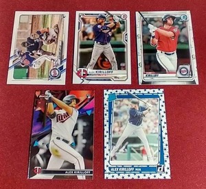 lot 164 image: (5) Alex Kirilloff Cards - All Rookies & Prospect Cards