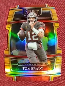lot 175 image: Select Die-Cut Prizm Tom Brady Card - #d249