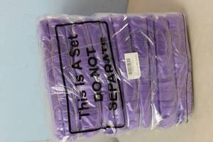 lot 34 image: 24ct Adult Large Graduation GownCap Combo Purple