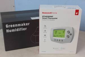 lot 55 image: Honeywell Home Smart Thermostat  Greenmaker Humidifier