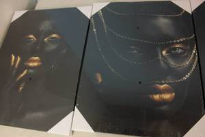 lot 61 image: SKYPOP DESIGNS 4ct 12x16 Canvas Print Portraits