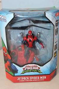 lot 63 image: Jet Pack Spider-Man 2 Channel Flying Figure Infrared Helicopter