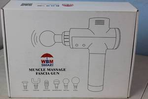 lot 101 image: WBM Smart Muscle Massage Fascia Gun w Case
