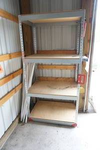 lot 11 image: GarageShopStorage...Industrial Shelving Unit