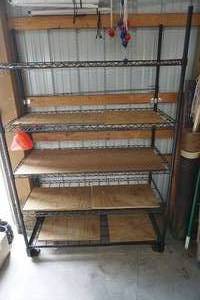 lot 39 image: GarageShed...Metal Shelving Unit