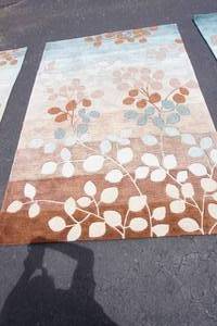 lot 46 image: Household Living...5 x 76 Area Rug Summit Mocha Earth Tones and Teal