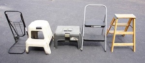 lot 54 image: Garage...Step Stools, Ladder Etc.