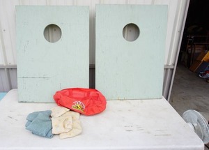 lot 67 image: Outdoor Lawn Games...Cornhole Toss Game Boards