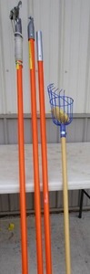 lot 89 image: Lawn & Garden...Extension Tree Clipper, Apple Picker Basket