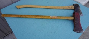 lot 93 image: AntiqueVintageHand Tool...Hatchet Wedge Axes
