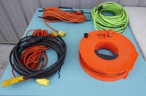 lot 102 image: Garage...Heavy Duty Extension Cords