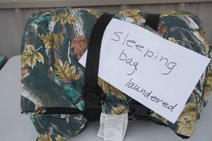 lot 117 image: Outdoor Sports...Camouflaged Sleeping Bag