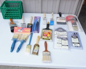 lot 138 image: Garage...Painting Supplies