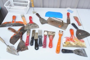 lot 139 image: Garage...Scrapers and Trowels