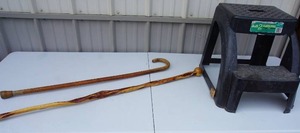 lot 152 image: Stepstool and Canes