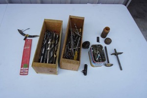 lot 163 image: GarageToolsHandDrill Bits & Pieces