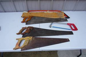 lot 172 image: GarageToolsHandSaws, Some Recently Sharpened