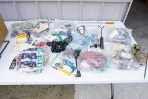 lot 179 image: GarageElectrical Hardware Etc