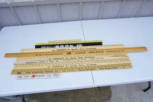 lot 183 image: GarageToolsHandYardsticks, Some Advertising Etc.