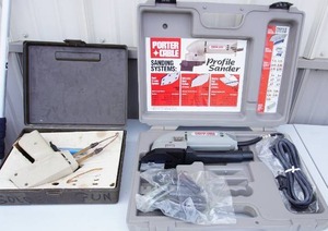 lot 186 image: GarageToolsElectricHandPorter-Cable Profile Sander, Craftsman 2 Heat Soldering GunIron. Model 200. 150-230 watt