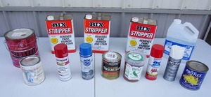 lot 216 image: GaragePaintingDIY Project Accessories...Stripper, Spray Paint Etc.
