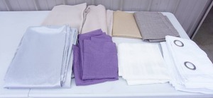 lot 280 image: Home EssentialsWindow Treatments...Various Sizes, Colors and Fabric of CurtainsDrapes Panels