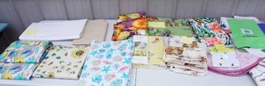 lot 286 image: Home EssentialsFabricTable Linens...Various Table Clothes, Runners, Napkins and Placemats Etc.