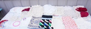 lot 288 image: Home EssentialsFabricLinens...Various Table Clothes, Runners, Doilies, Napkins and Placemats Etc.