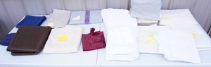 lot 289 image: Home EssentialsFabricLinens...Various Table Clothes, Runners, Napkins and Placemats Etc.