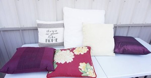 lot 293 image: Home EssentialsFabricPillows...Various Accent Pillows