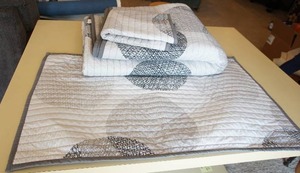 lot 355 image: Home EssentialsBedroomBedding...Three-Piece Set Coverlet and Shams