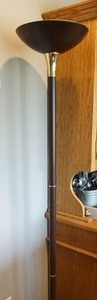 lot 356 image: Home EssentialsLightingFloor...72 Art Deco Floor Lamp in Bronze