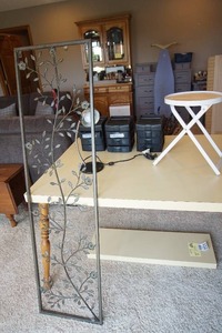 lot 360 image: Home EssentialsDecorStorageLighting...Desk Lamp, Storage BinDrawers, Metal Wall Art, Side Table