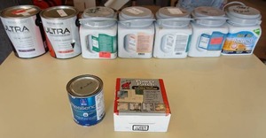 lot 365 image: HouseholdSuppliesPaint...Gallons of Paint , Various Colors and Finishes