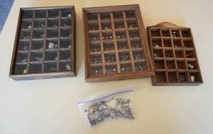 lot 373 image: Collectibles...Shadow Box of Miniatures