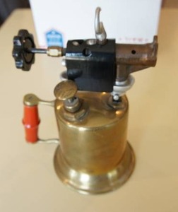 lot 389 image: AntiqueVintage...Turner Brass Works Blowtorch Antique Welding Soldering Gas Tool USA
