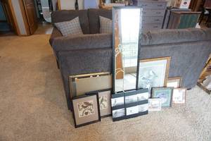 lot 391 image: Home Decor...Framed Prints, Mirror, Frames Etc.
