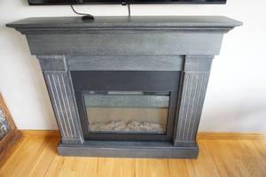 lot 404 image: Furniture...Free Standing Electric Fireplace