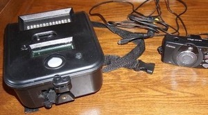 lot 415 image: Outdoor Sporting GoodsHuntingCamera...MOULTRIE I40 Digital Game Trail Camera, Canon 35MM Camera